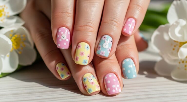 22 Easter Spring Nails That Look Cute, Soft & Festive