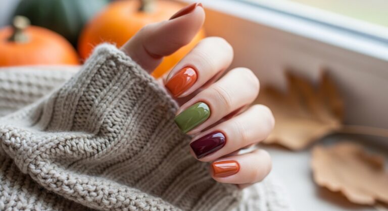 24 Autumn Nail Ideas That Feel Warm, Cozy and Stylish