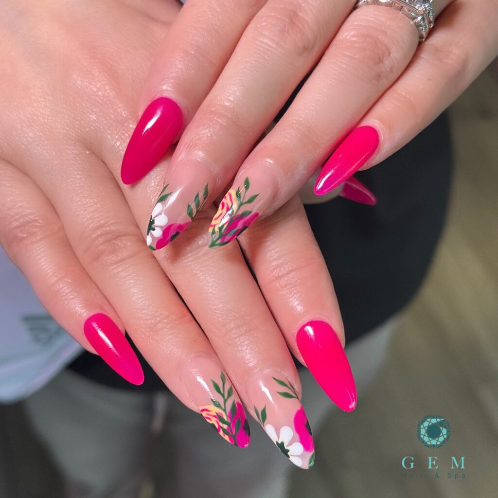 Floral Garden Nails