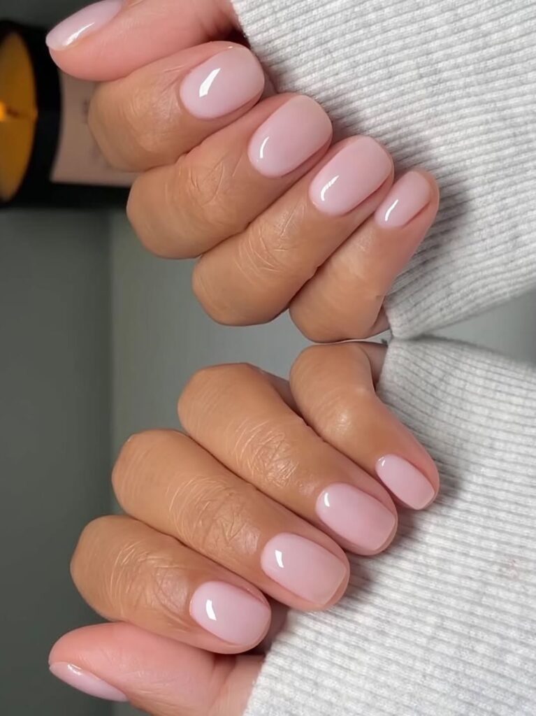 Pale Pink Everyday Nails