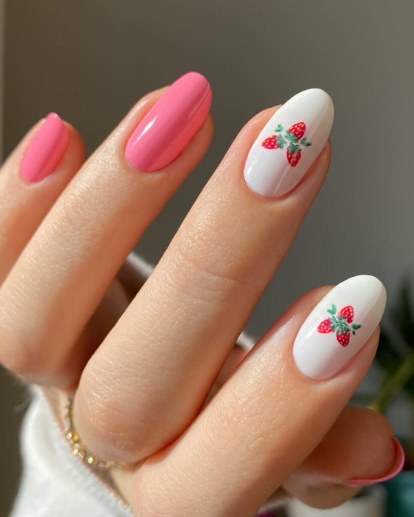 Strawberry Nail Art