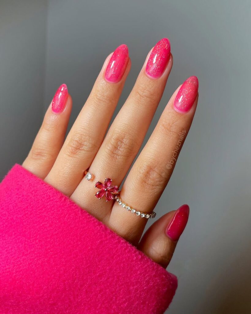 Barely-There Pink Nails