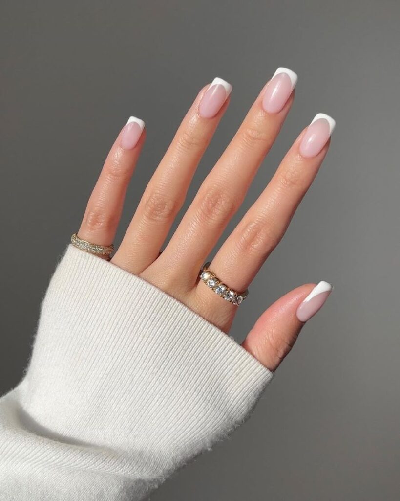 French Tip Square Nails
