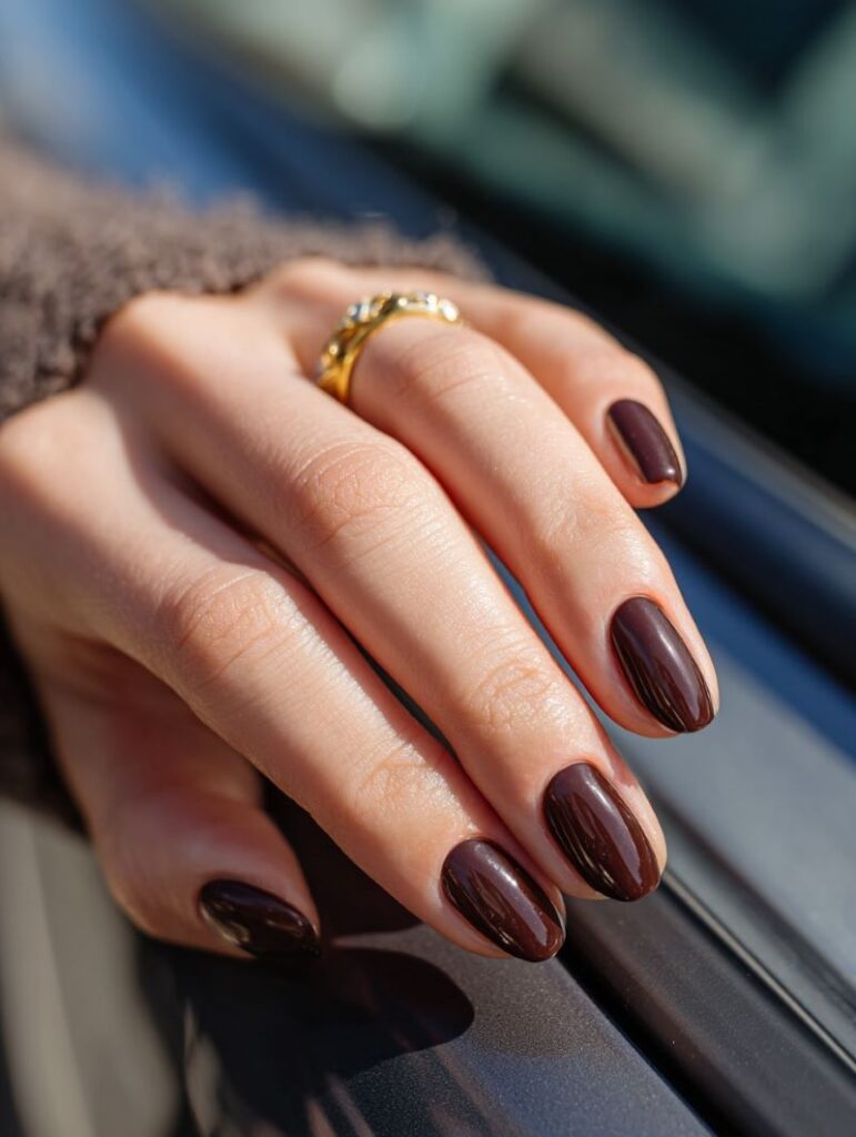 Glossy Chocolate Brown