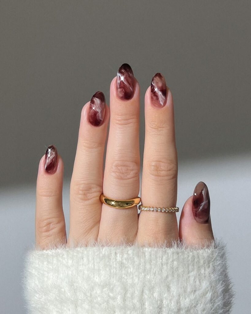 Marble Effect Almond
