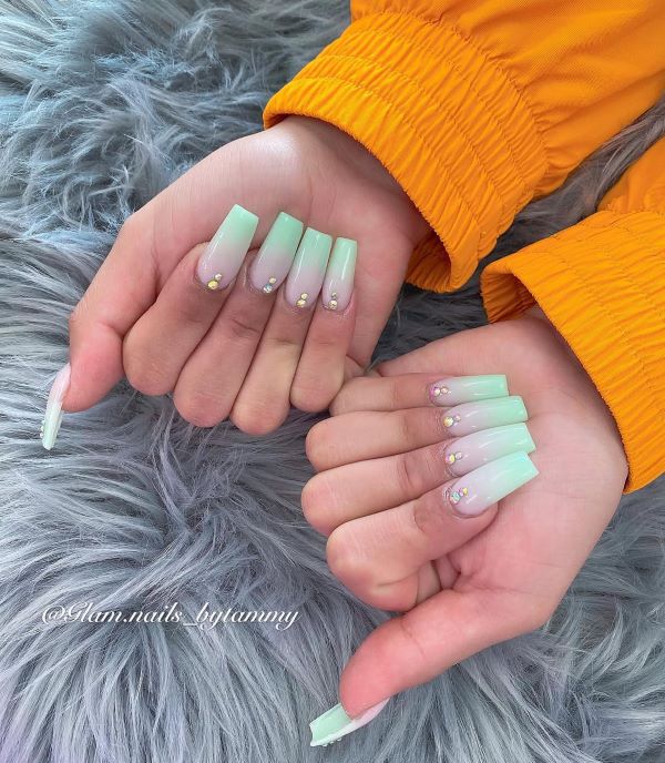 Mint & Pink Ombre