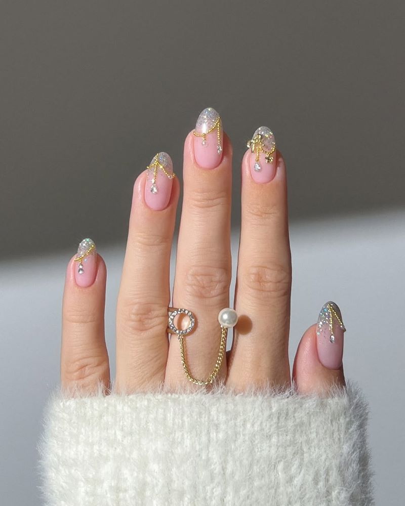 Ombre Almond Nails