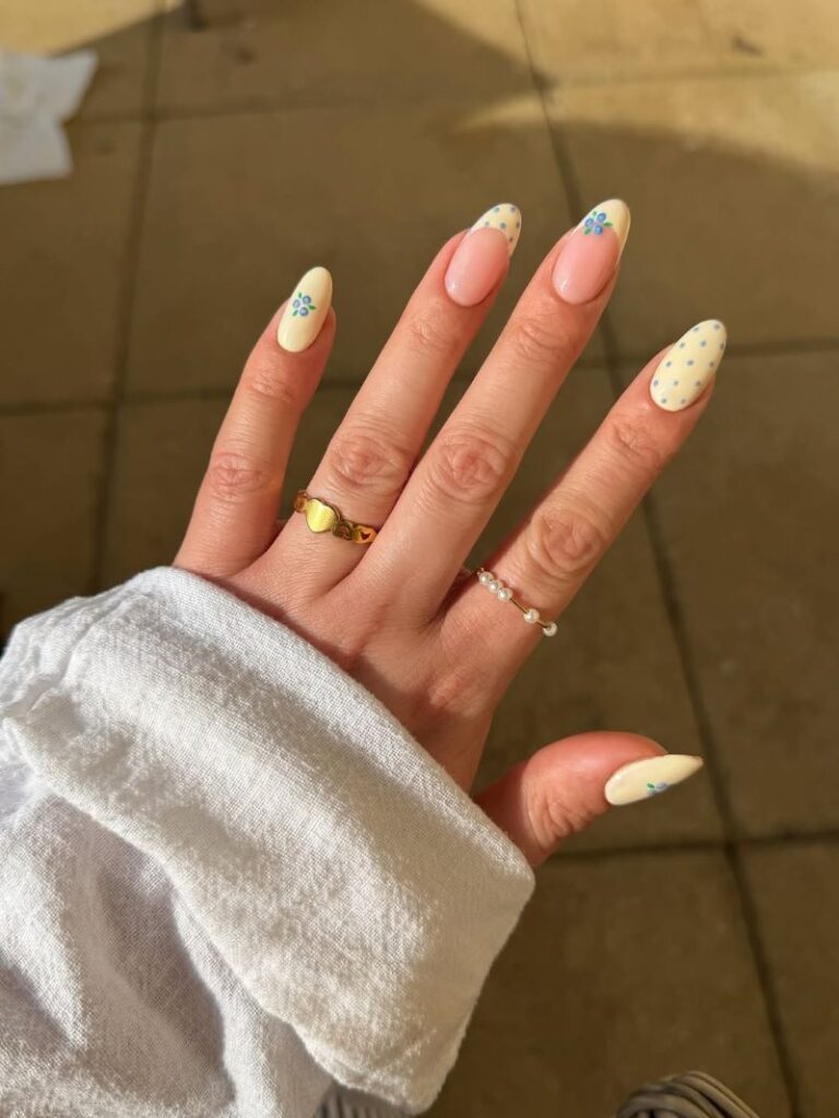 Speckled Pastel Tips